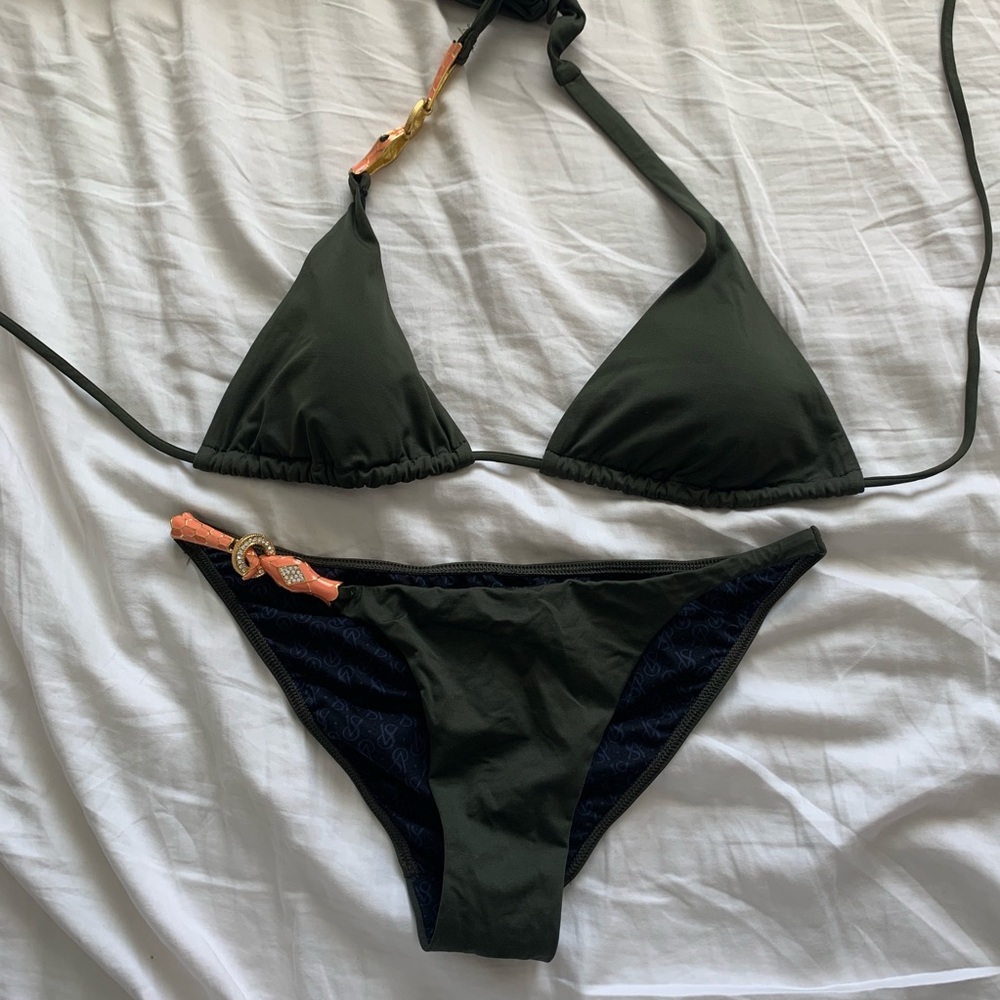 Victoria secret olive green bikini